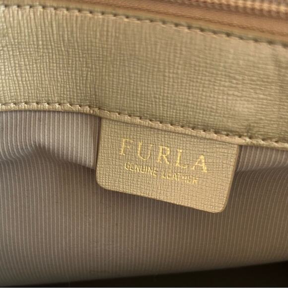 Furla Metallic Gold Mini Tote Bag New without tag - Picture 9 of 13